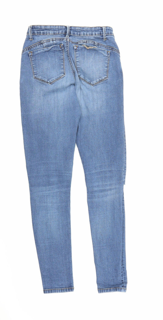 Denim Co Womens Blue Denim Skinny Jeans Size 10 L27 in