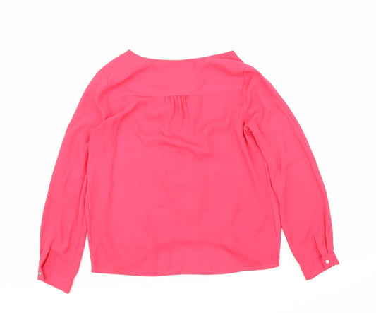 Womens UK Size M F&F Pink Basic Blouse