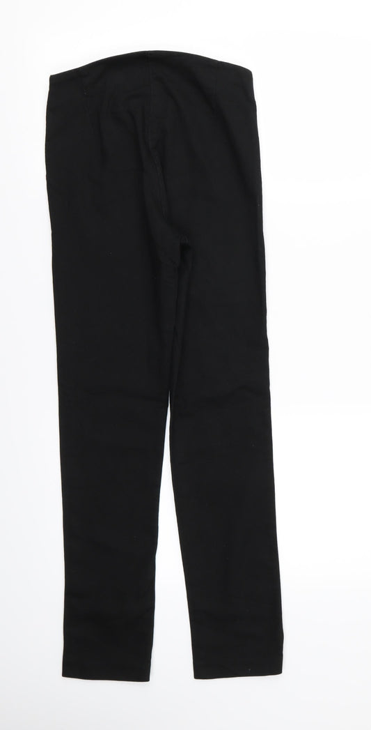 Womens UK Size 6 H&M Regular Fit Black Trousers