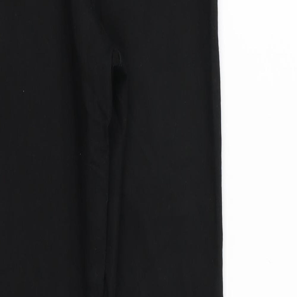 Womens UK Size 6 H&M Regular Fit Black Trousers