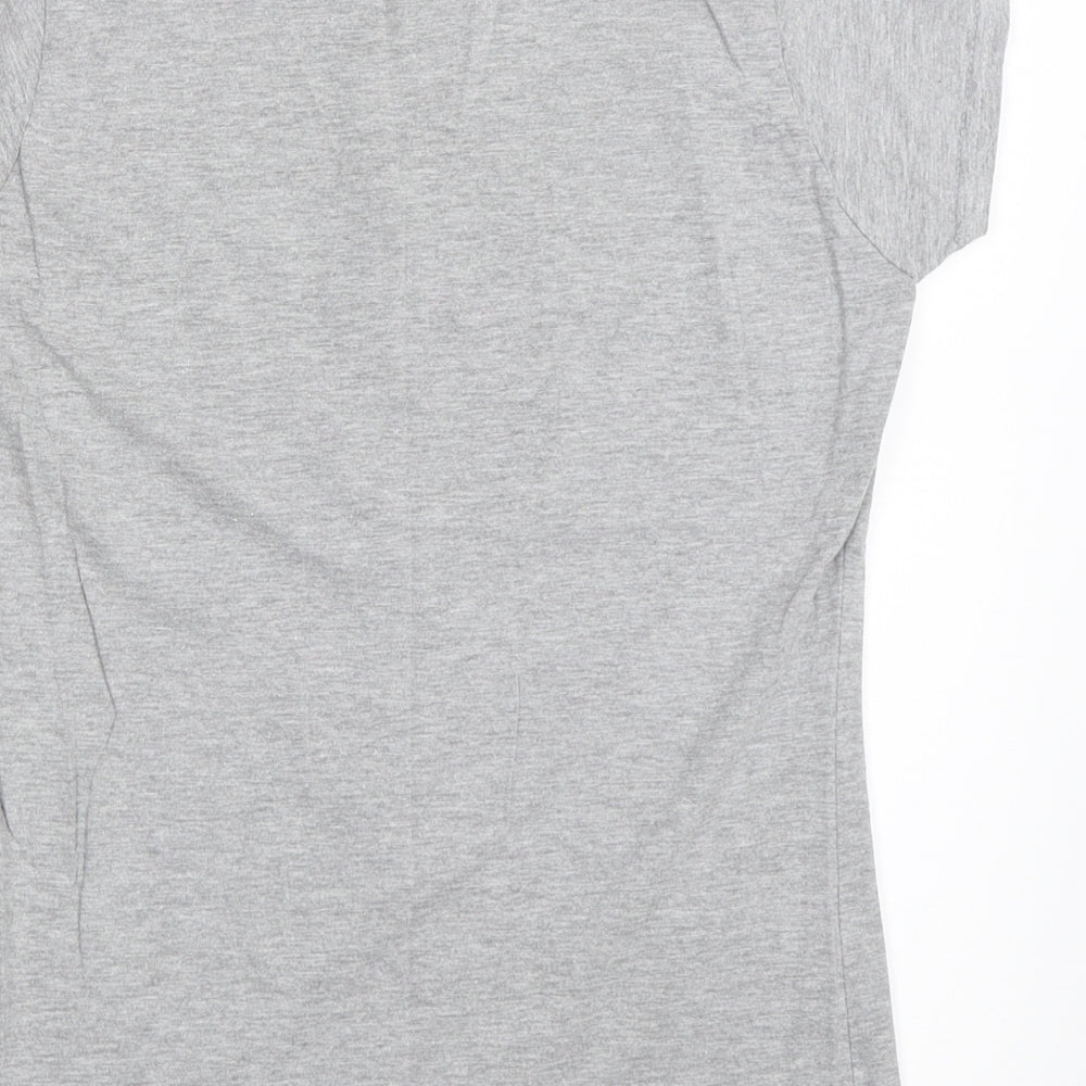 Gildan Womens Grey Basic T-Shirt Size M - Wonder Woman