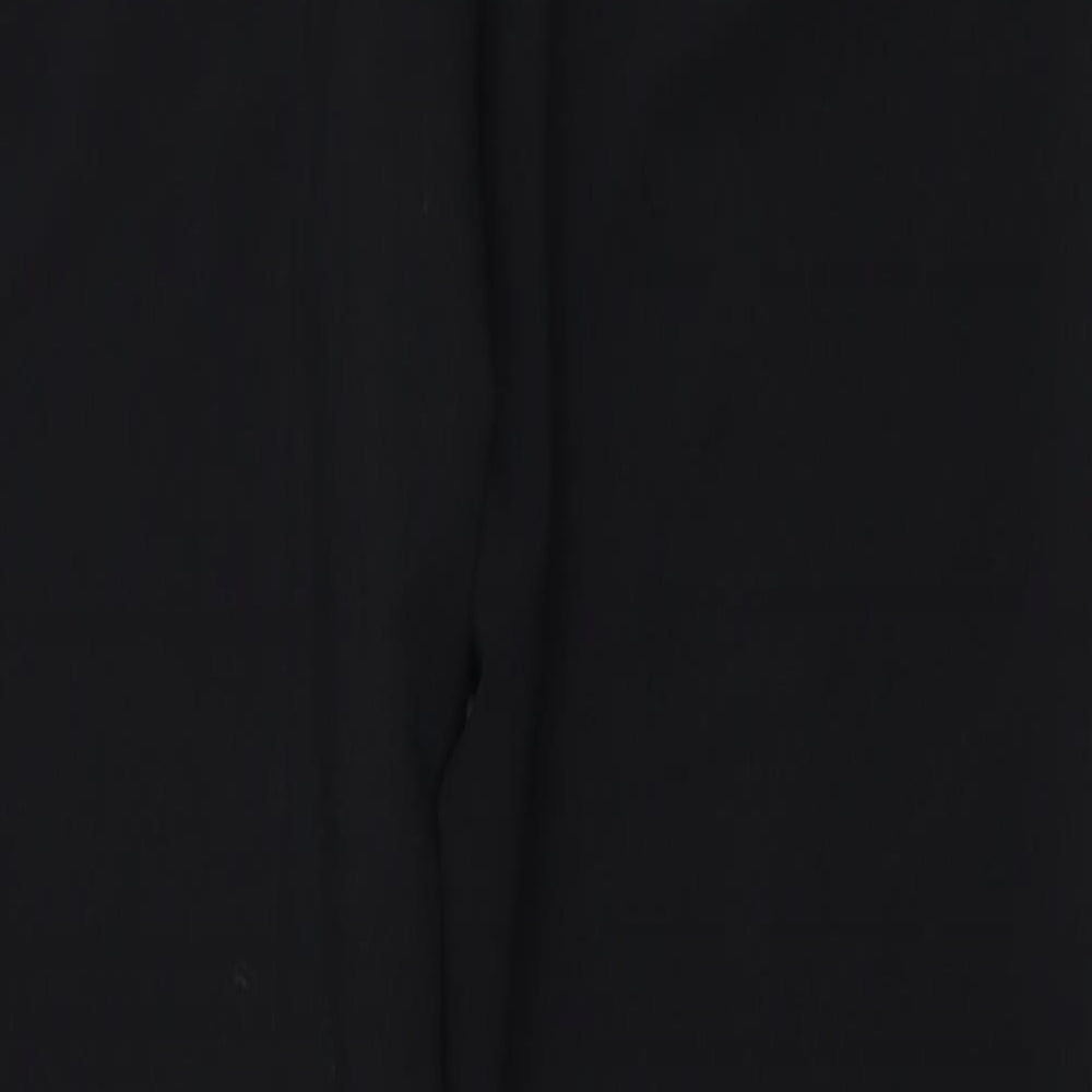 Womens UK Size 10 Marks and Spencer Regular Fit Black Trousers