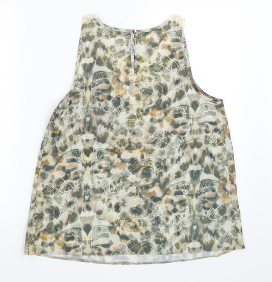 Womens UK Size 12 Atmosphere Green Basic Blouse