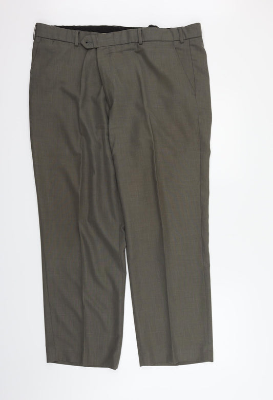 Womens UK Size 44 in F&F Regular Fit Grey Trousers