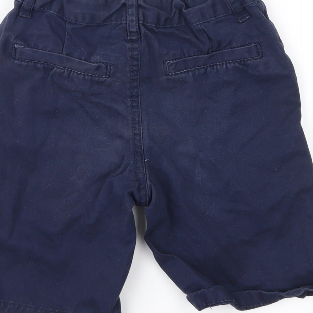 Denim & Co. Boys Blue Chino Shorts Size 5-6 Years