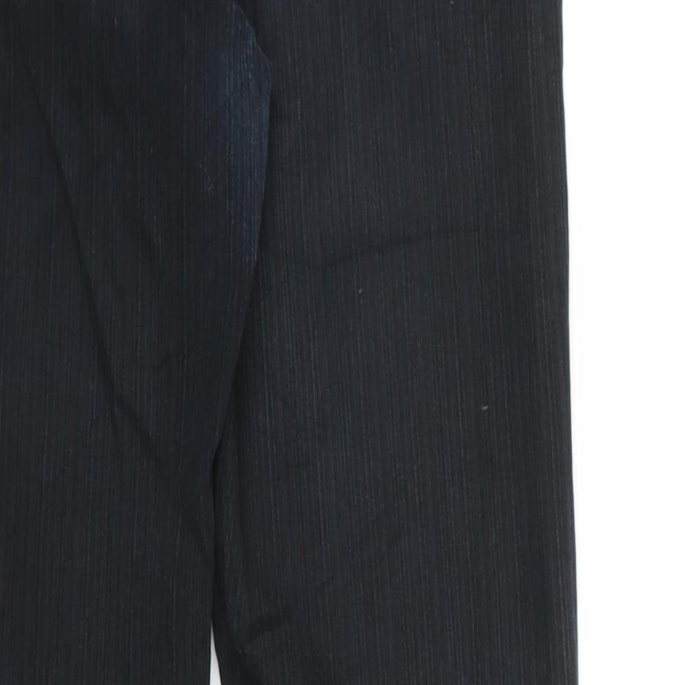 Womens UK Size Sunbird Regular Fit Straight Black Jeans