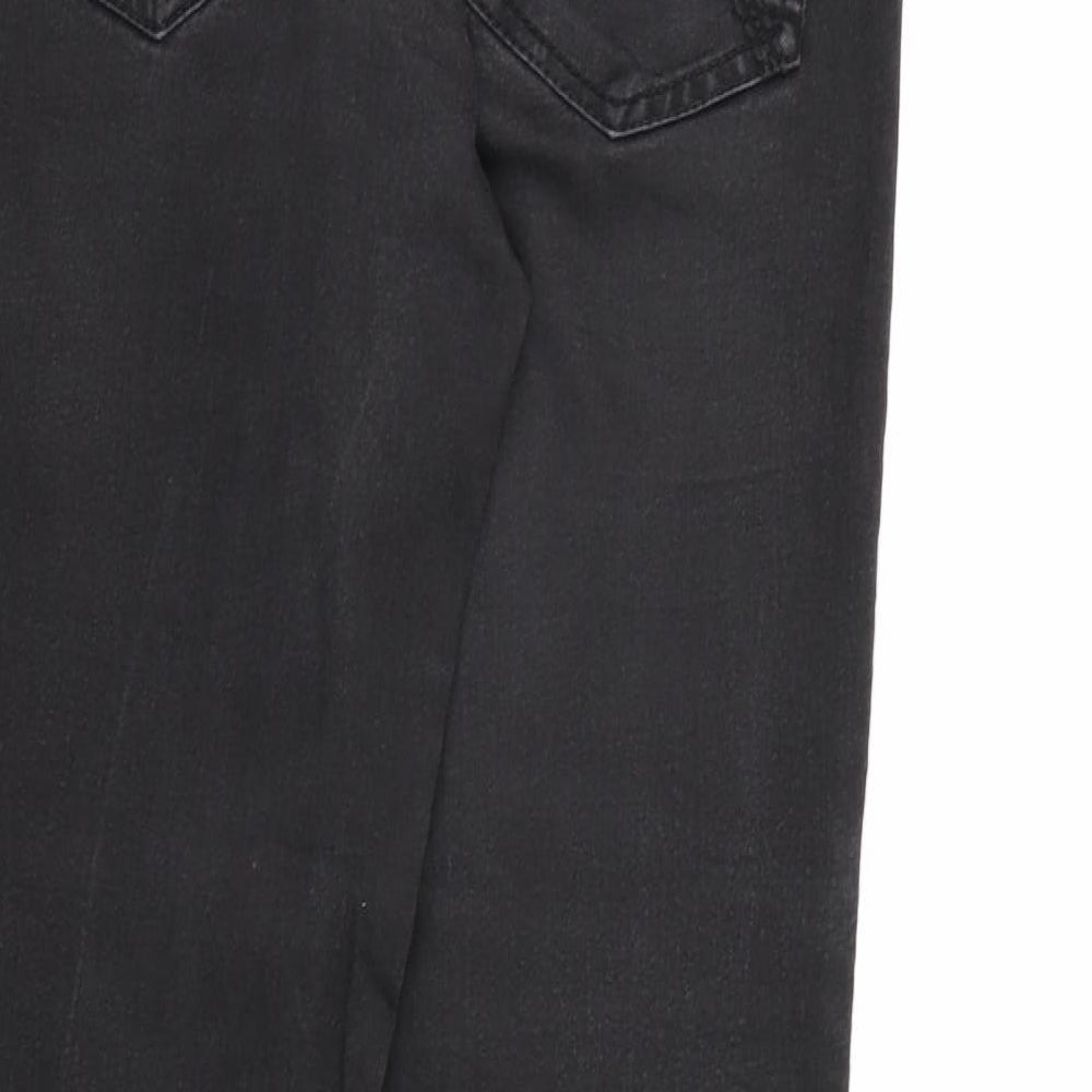 Womens UK Size Preworn Regular Fit Jegging Black Jeans