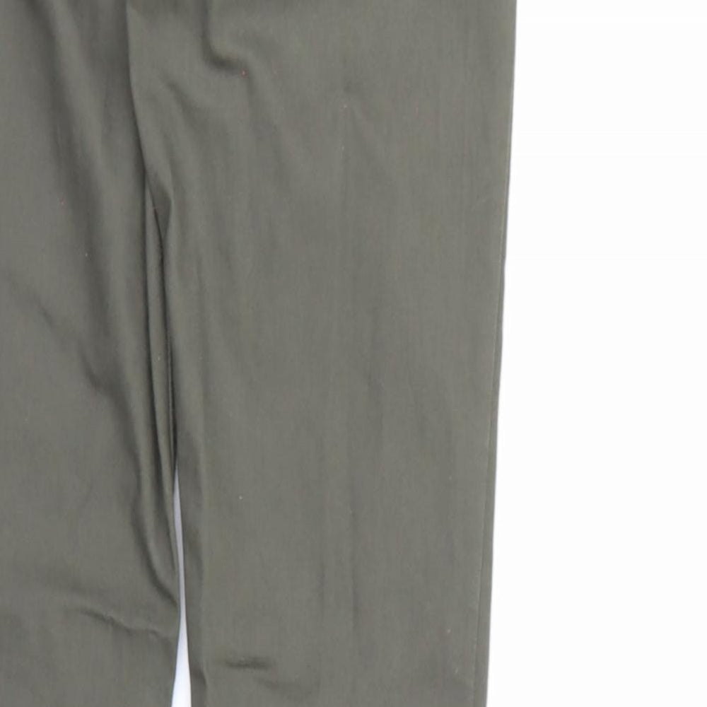 Womens UK Size 10 H&M Regular Fit Skinny Green Jeans