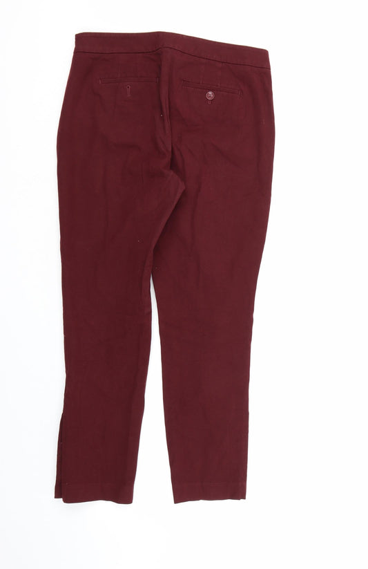 Womens UK Size 6 Talbots Regular Fit Purple Trousers