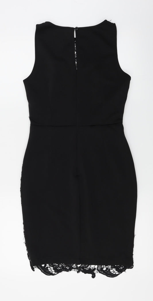 AX Womens Black Bodycon Size 10