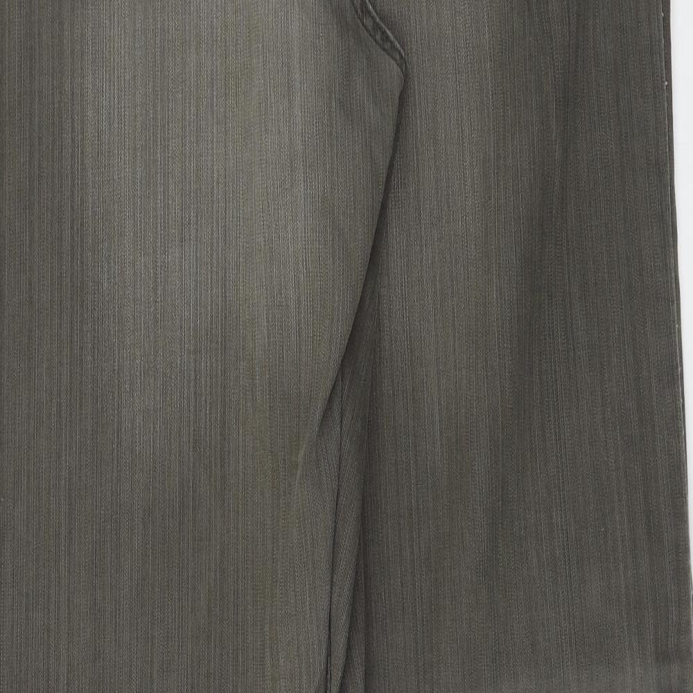 Womens UK Size 34 in Cherokee Regular Fit Straight Brown Jeans