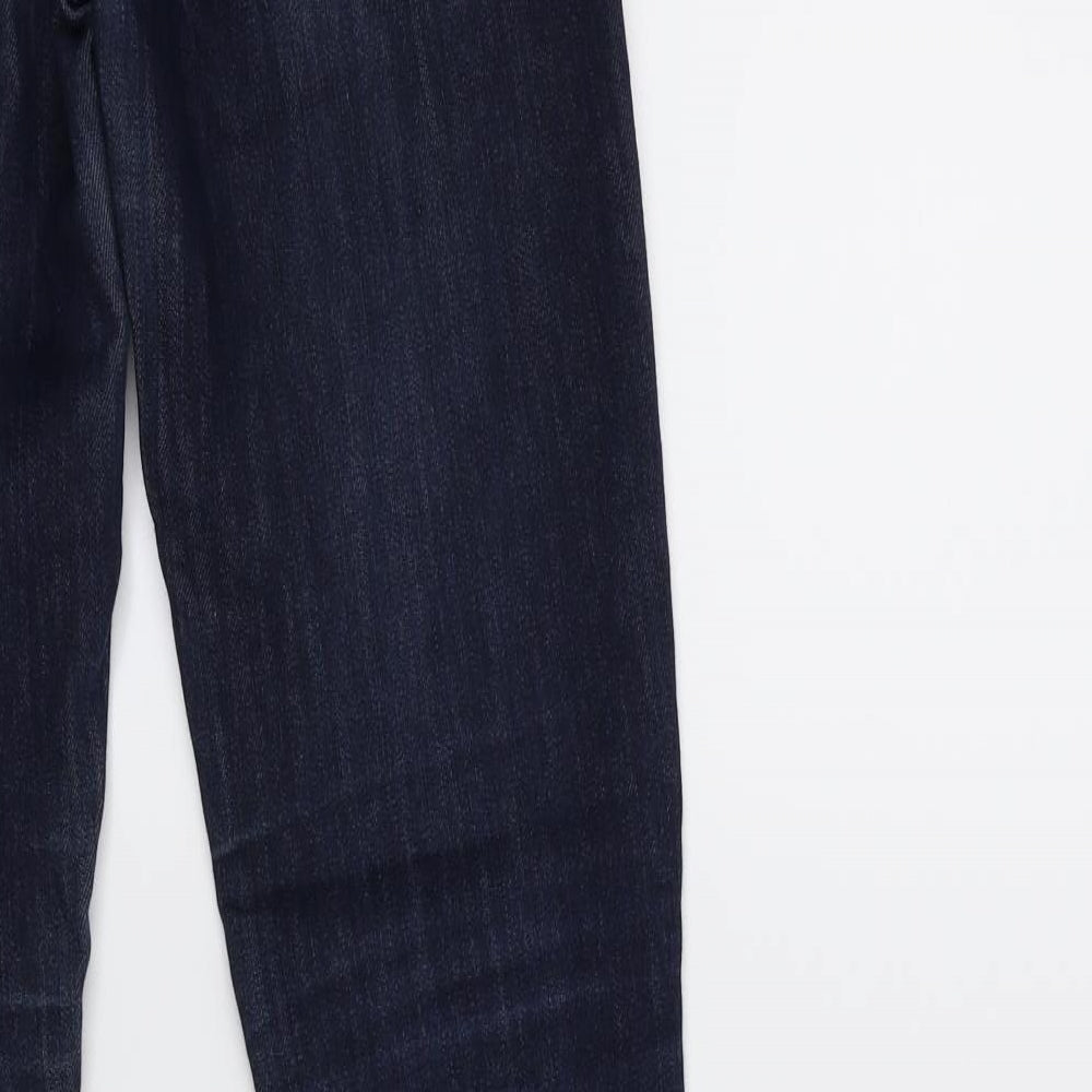 Denim & Co. Womens Blue Denim Skinny Jeans Size 6 L31 in