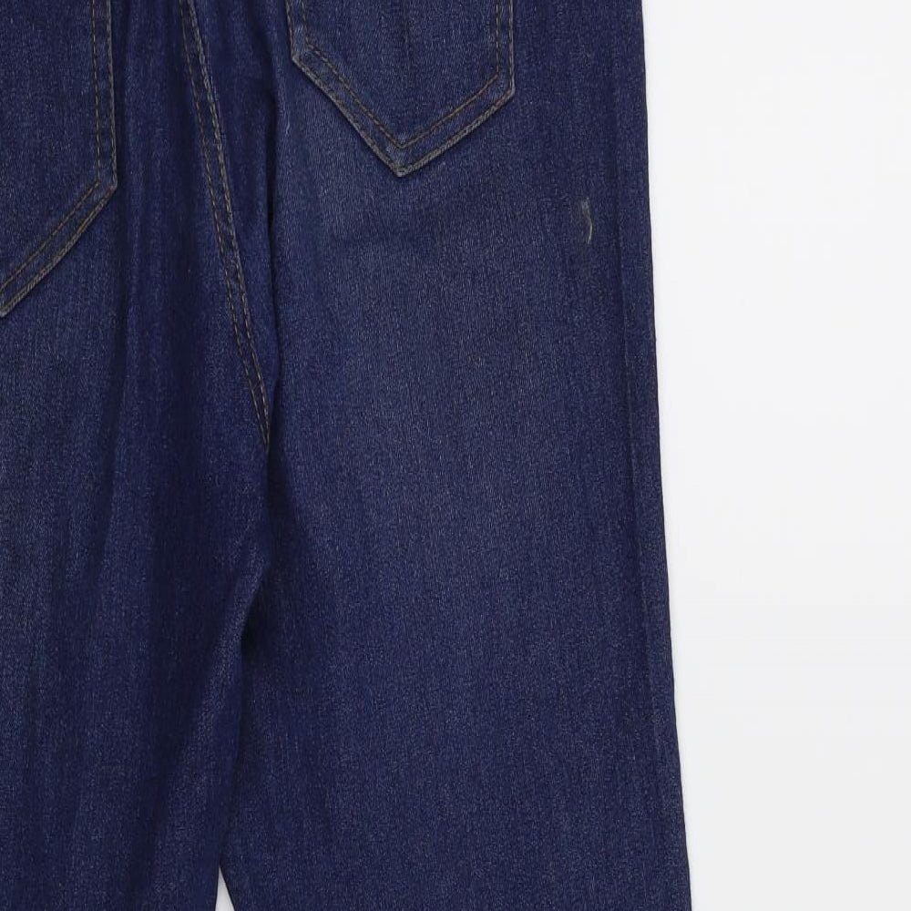 Womens UK Size 10 Preworn Regular Fit Straight Blue Jeans