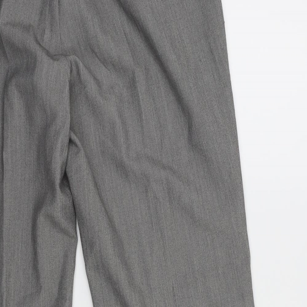 Womens UK Size 14 Marks and Spencer Regular Fit Grey Trousers