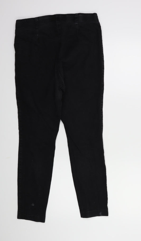 Womens UK Size 14 H&M Regular Fit Skinny Black Jeans