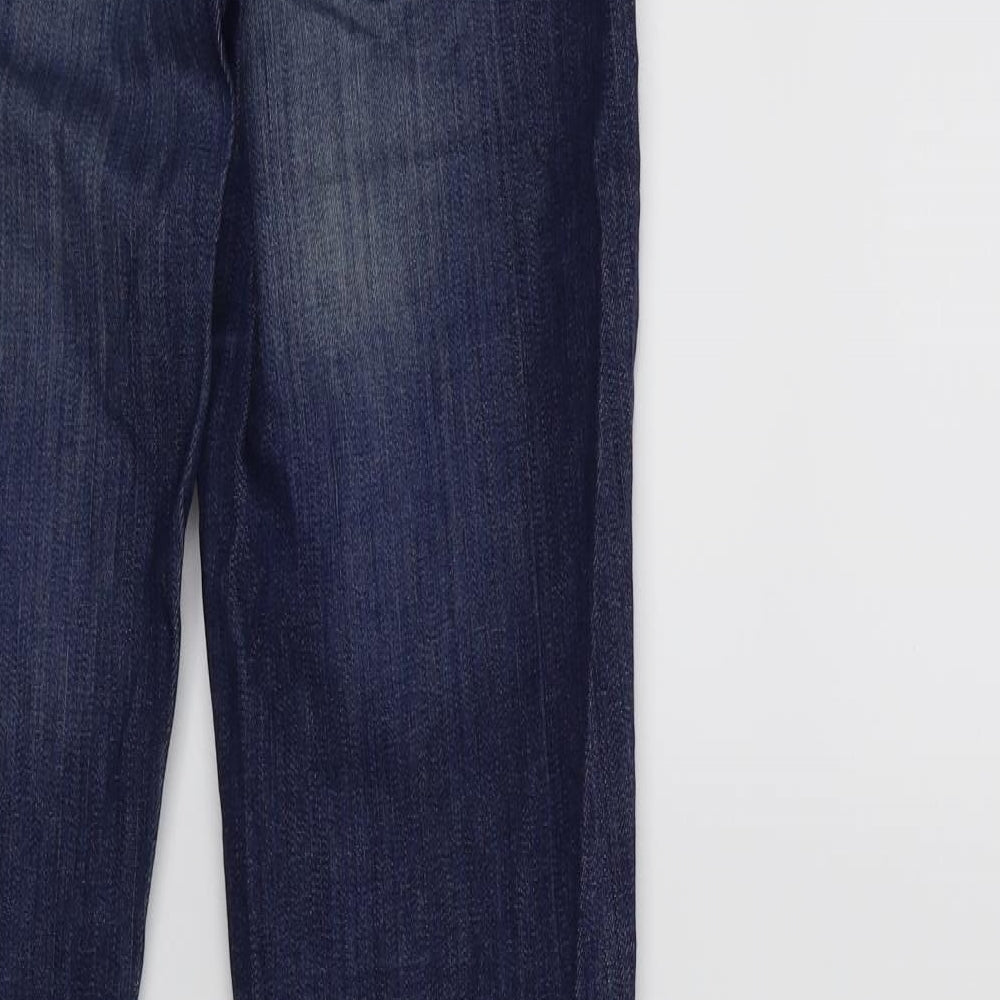 Denim & Co. Womens Blue Denim Skinny Jeans Size 6 L30 in