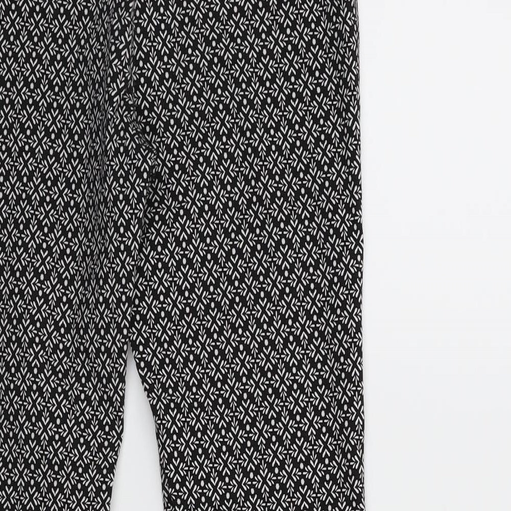 Womens UK Size 12 Atmosphere Regular Fit Black Trousers