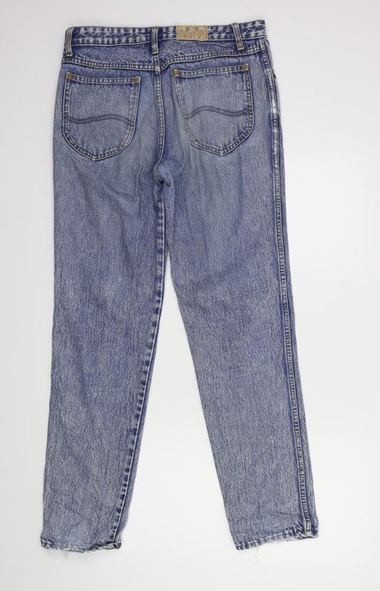 Womens UK Size 32 in Preworn Regular Fit Straight Blue Jeans