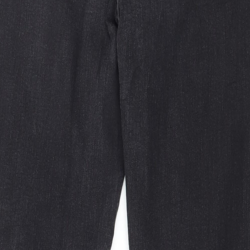 George Womens Grey Denim Skinny Jeans Size 14 L27 in