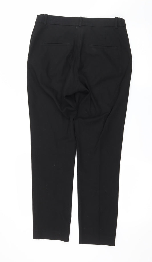 Womens UK Size 30 in H&M Regular Fit Black Trousers