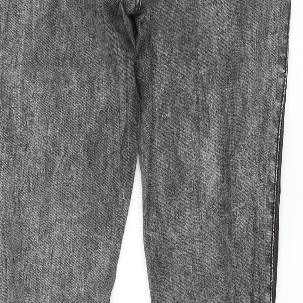 Blind Date Womens Grey Denim Skinny Jeans Size S L29 in