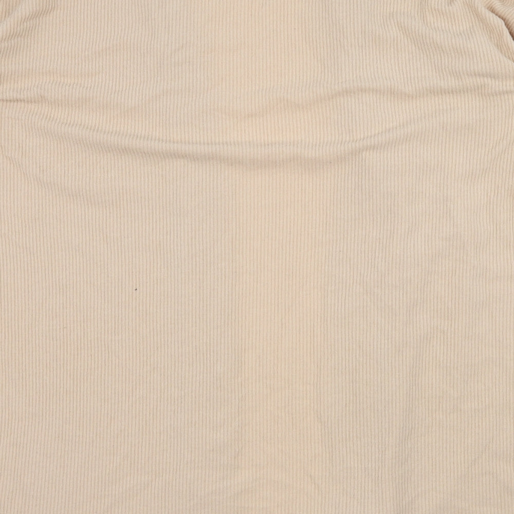 Topshop Womens Pink Jersey Cardigan Jumper Size M - Ribbed