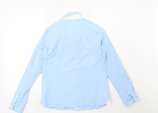 US Polo Assn. Mens Blue Button-Up Size S