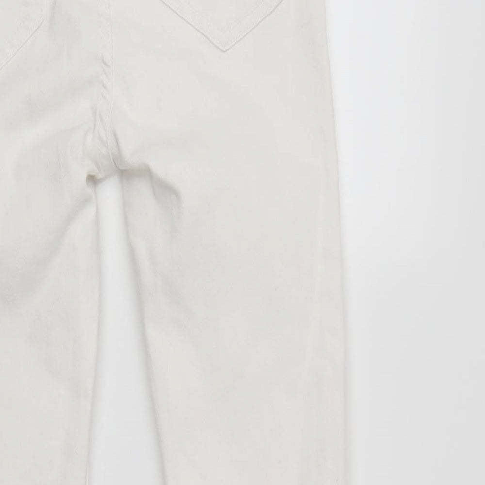 New Look Womens White Denim Skinny Jeans Size 10 L23 in