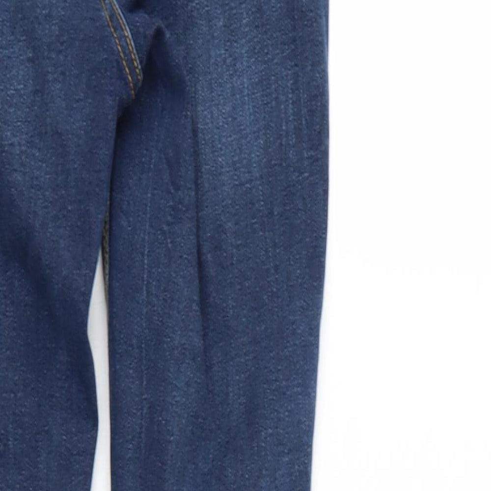 Denim & Co. Womens Blue Denim Skinny Jeans Size 8 L28 in - Elastic Waist