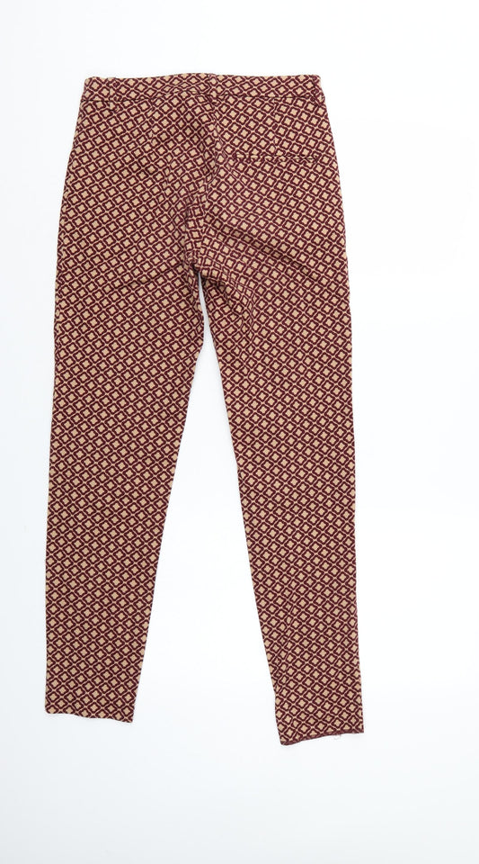 Womens UK Size 6 H&M Regular Fit Multicoloured Trousers