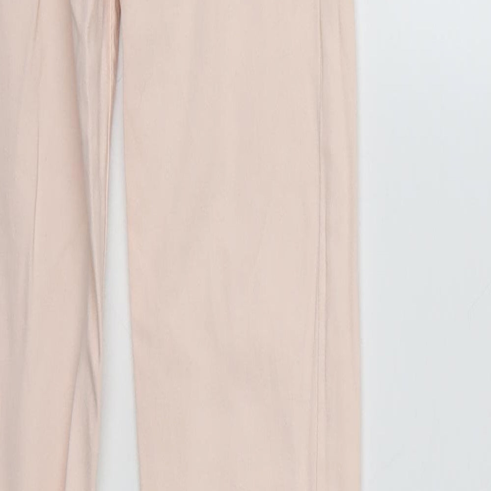 Womens UK Size 6 Stradivarius Regular Fit Skinny Pink Jeans