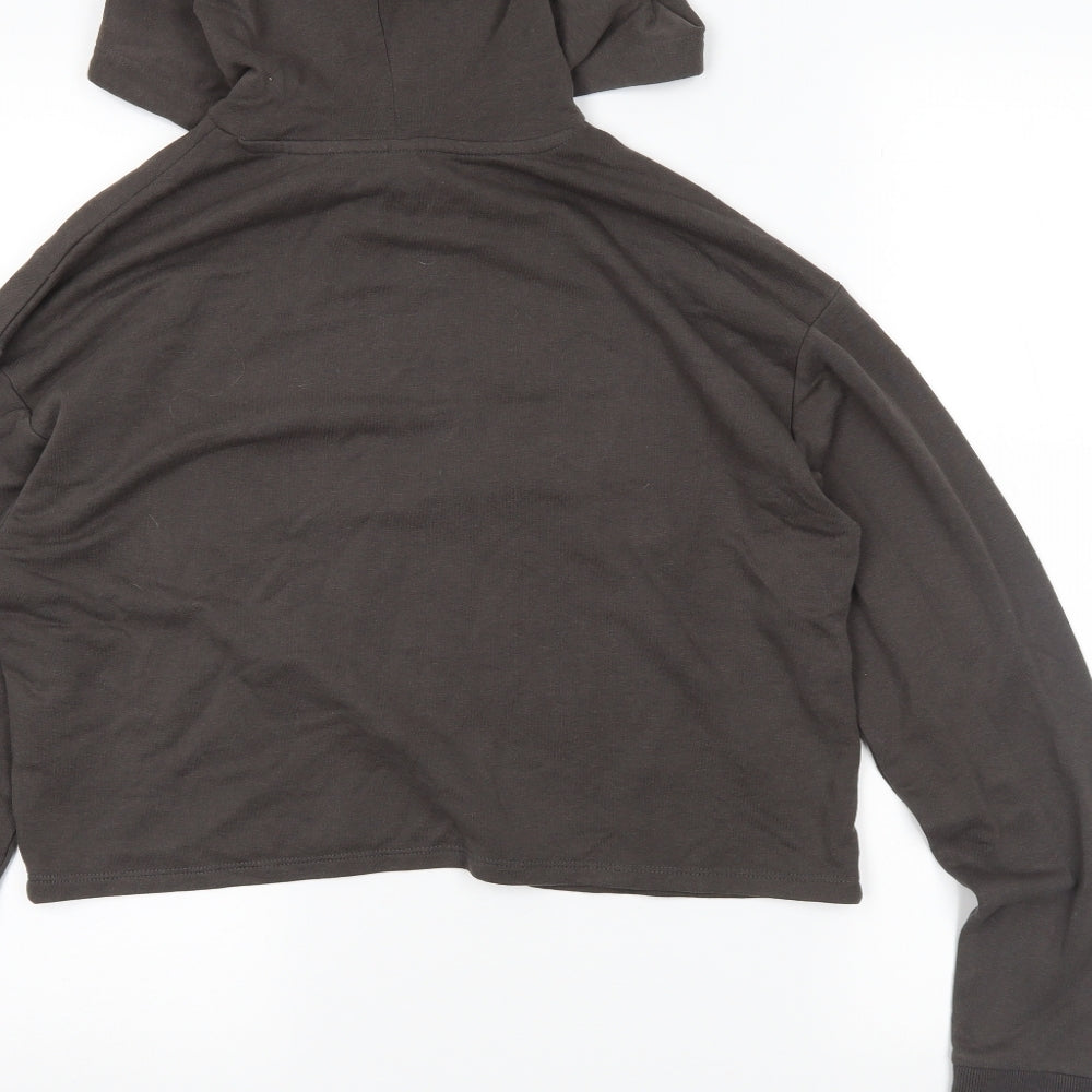 H&M Womens Grey Pullover Hoodie Size S