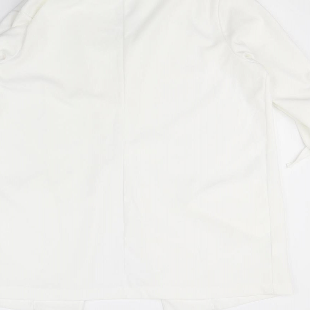 Boohoo Womens White Jacket Size 12
