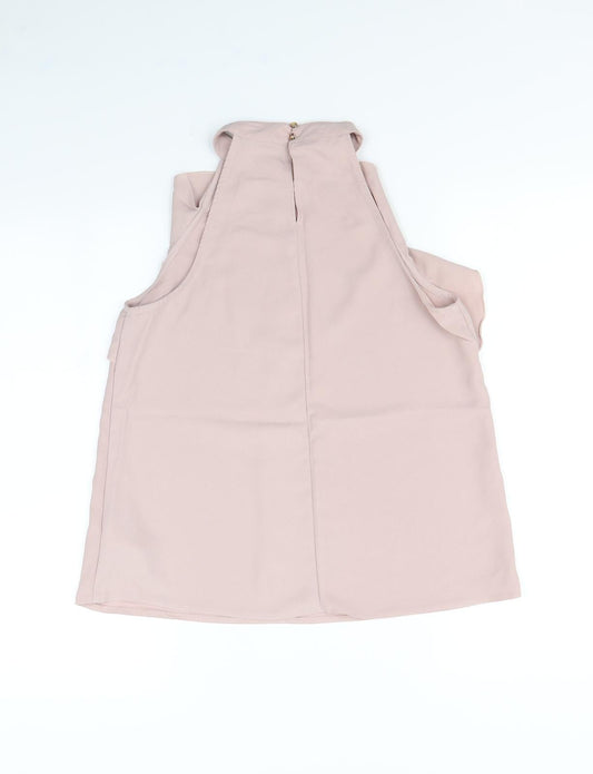 Womens UK Size 8 New Look Pink Basic Tank