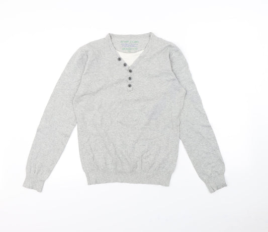River Island Womens Grey Pullover Jumper Size S