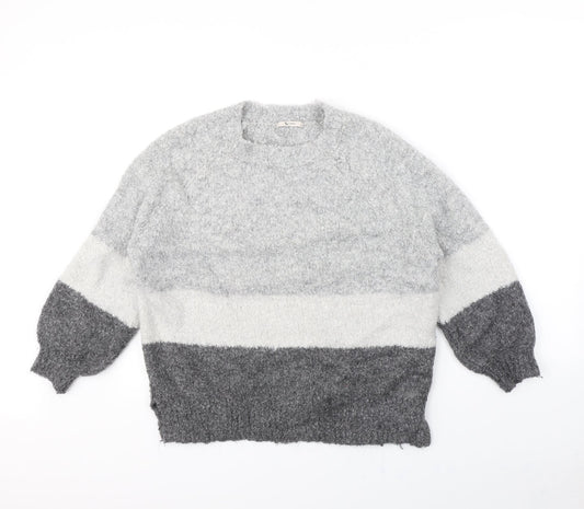 TU Womens Grey Pullover Jumper Size 12