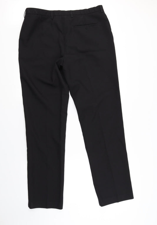 Preworn Womens Black Dress Pants Trousers Size 36 in L30 in