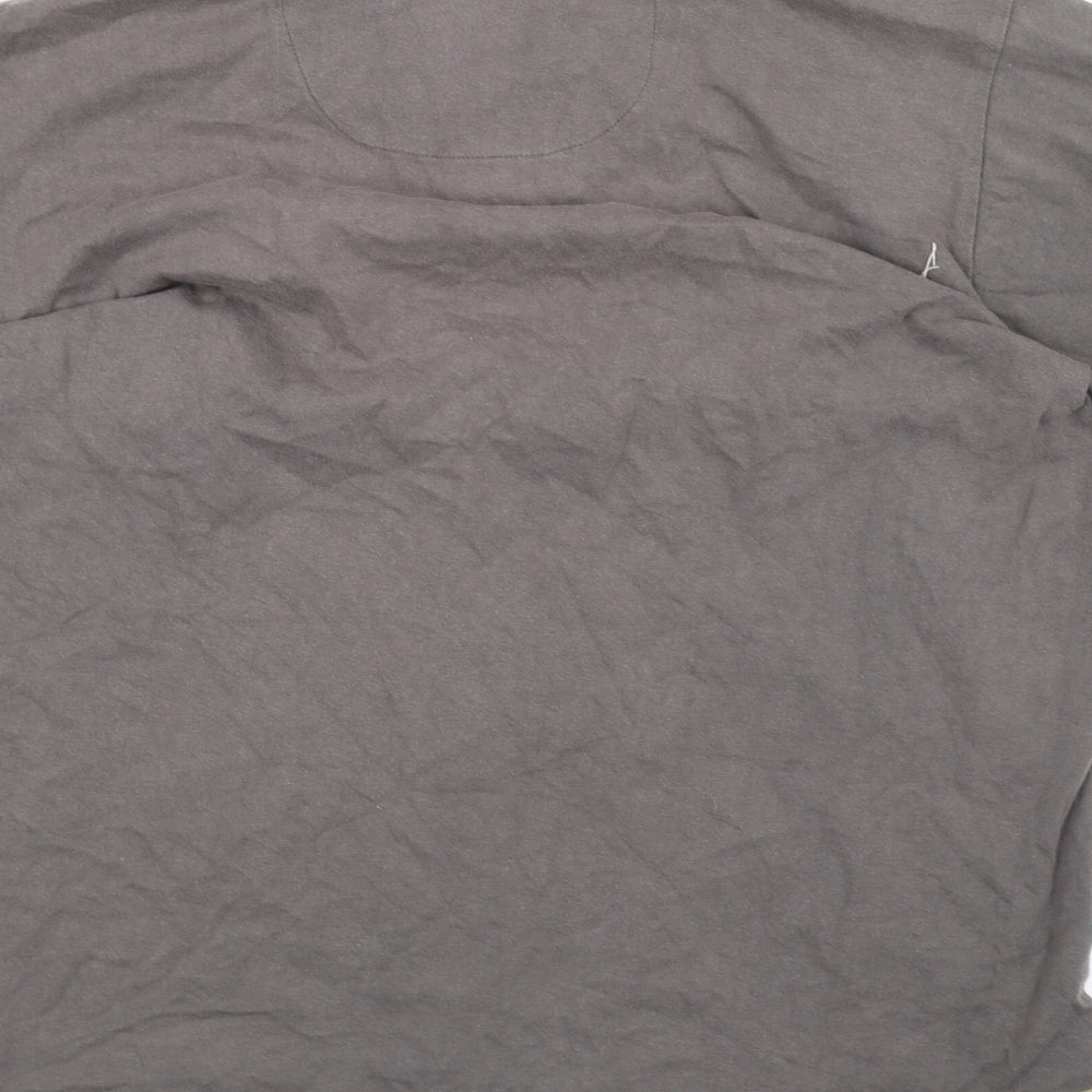 Blue Wahoo Mens Brown Polo Size M