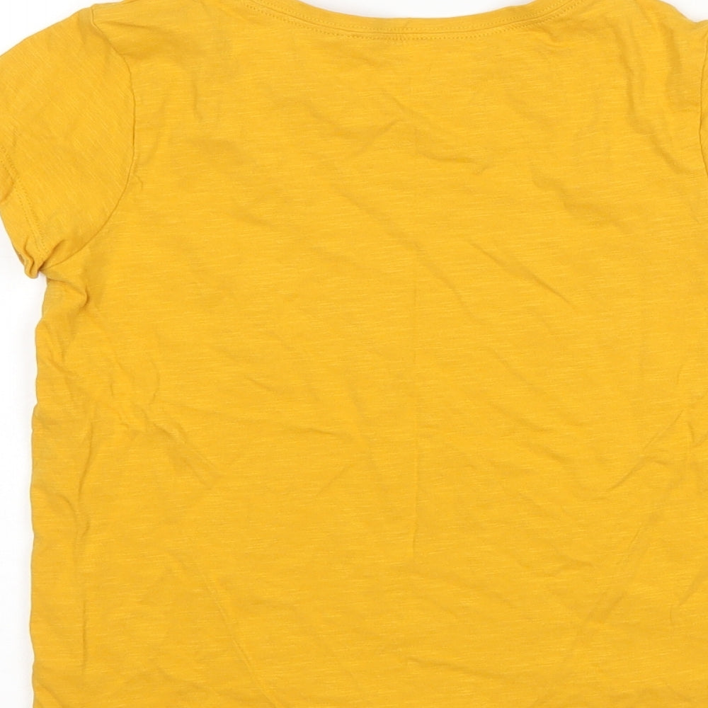 Next Boys Yellow Basic T-Shirt Size 9 Years - San Francisco