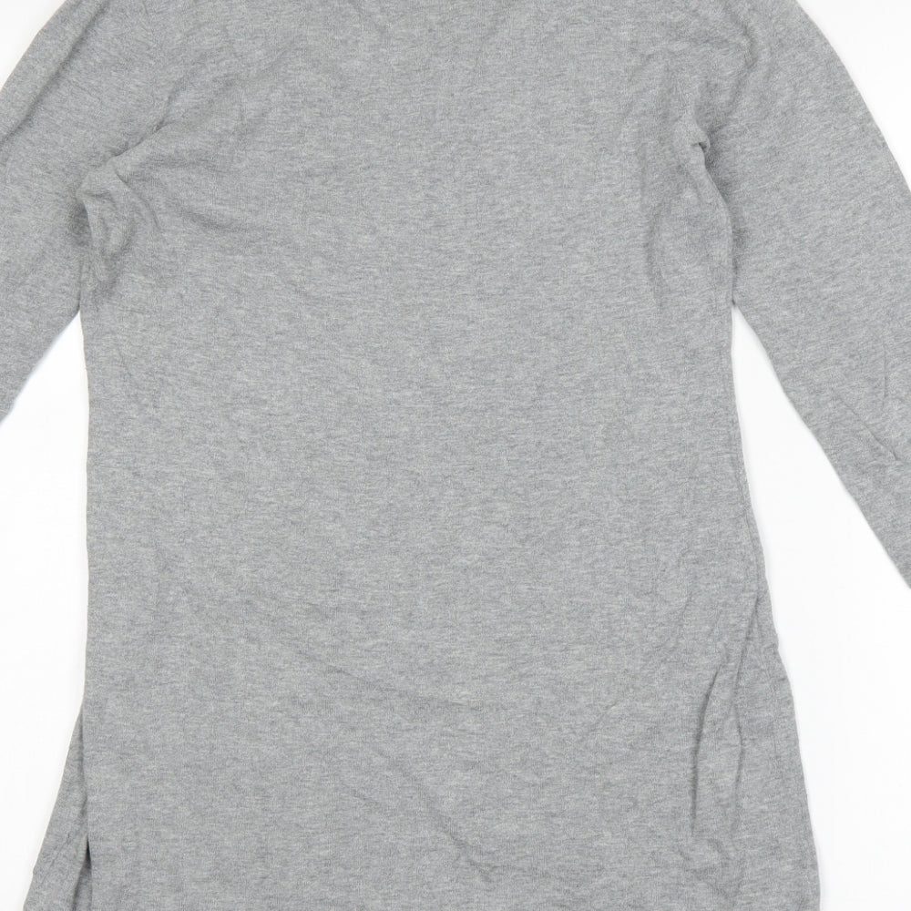 NEXT Womens Grey Floral Bodycon Size 12