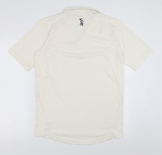 kookaburra Mens Ivory Polo Size S