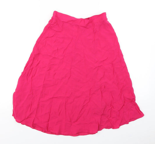 Geri by Next Womens Pink Flare Skirt Size 6