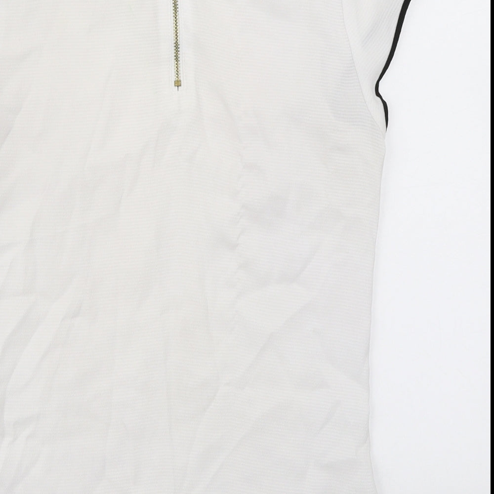 Womens UK Size 4 H&M White Basic Blouse