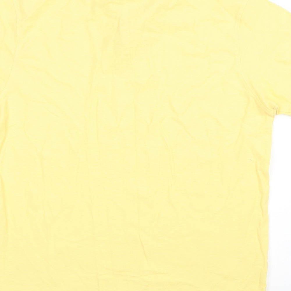 Primark Mens Yellow Polo Size L