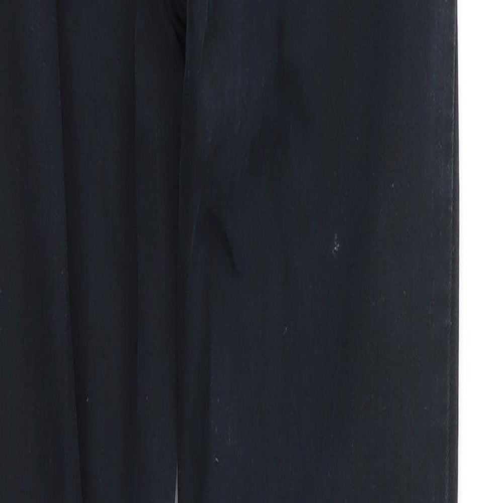 Topshop Womens Black Skinny Jeans Size 23 in L29 in - RIPPED JEANS