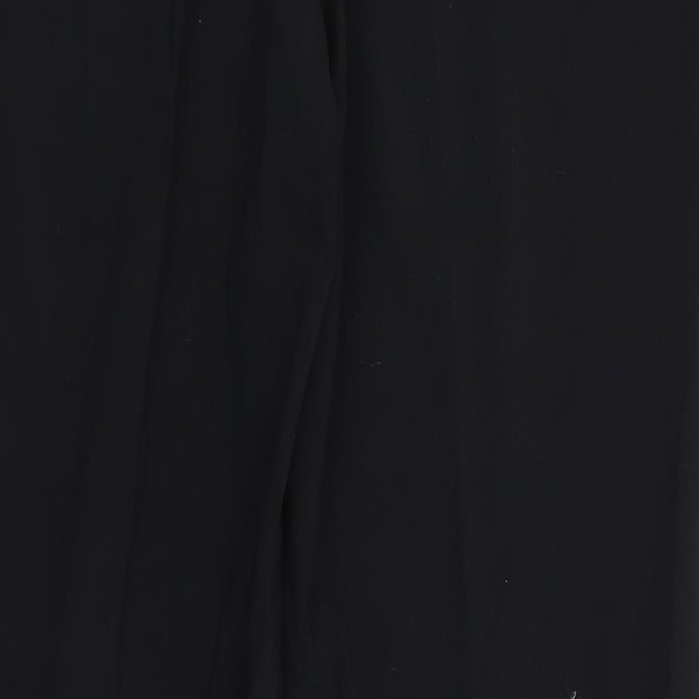 M&S Womens Black Trousers Size 14 L28 in