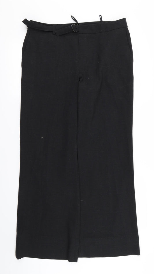 Mexx Womens Black Trousers Size 16 L28 in
