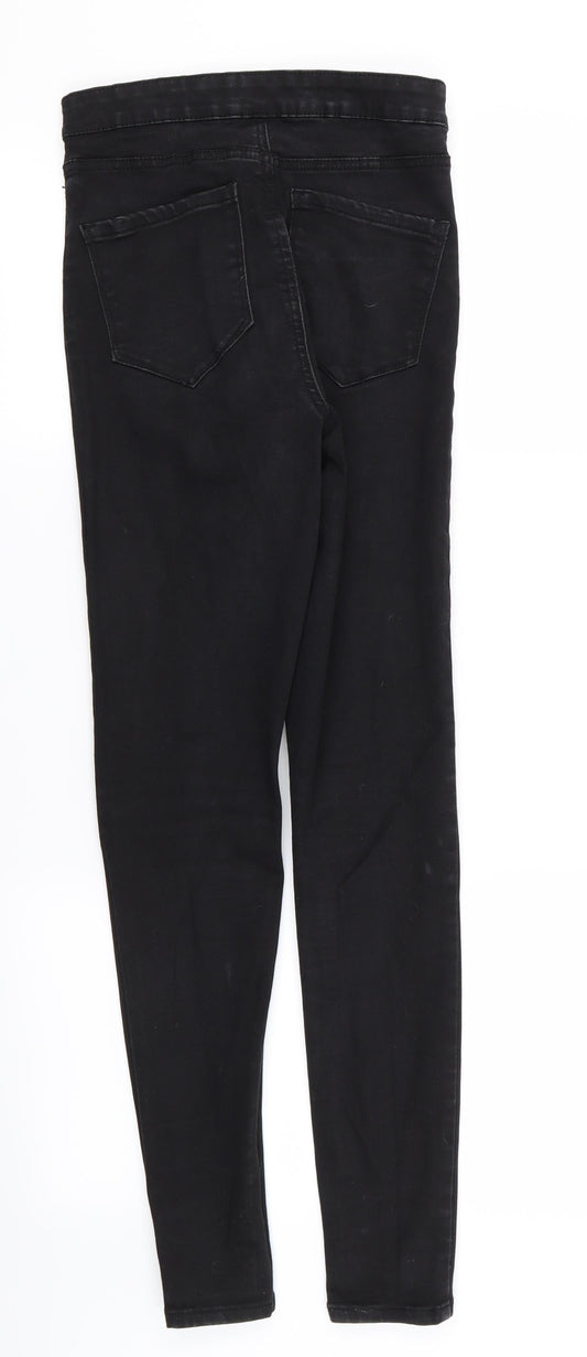 Womens UK Size 10 denim and co Regular Fit Skinny Black Jeans