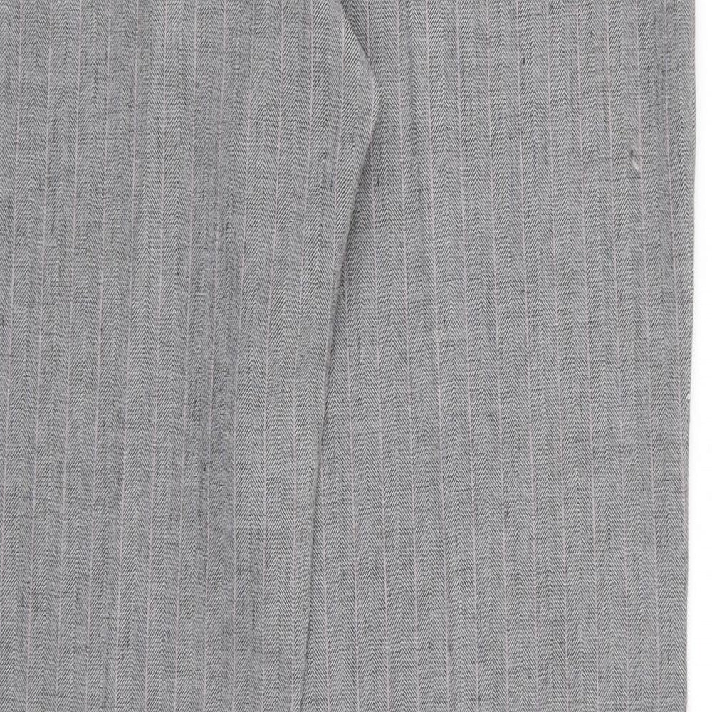 Womens UK Size 14 Select Regular Fit Grey Trousers