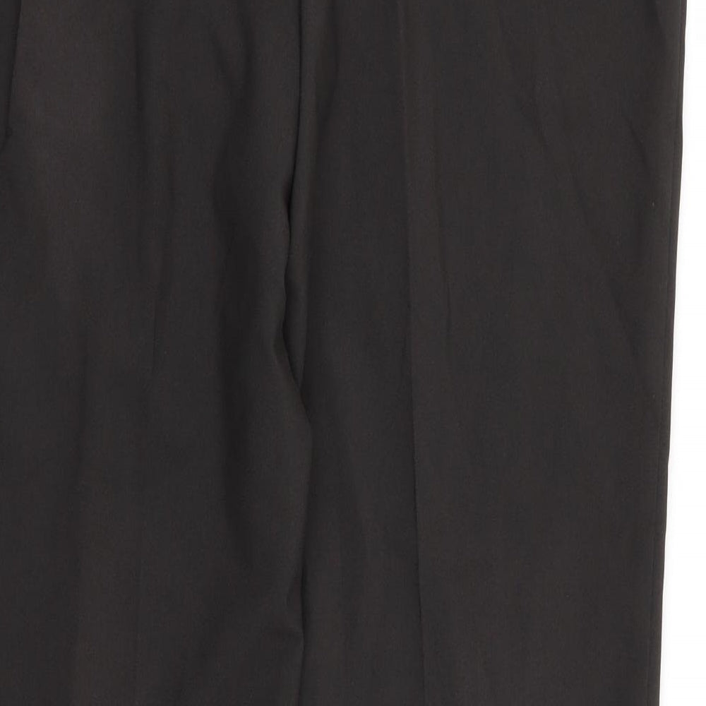 Womens UK Size 14 M&S Regular Fit Brown Trousers